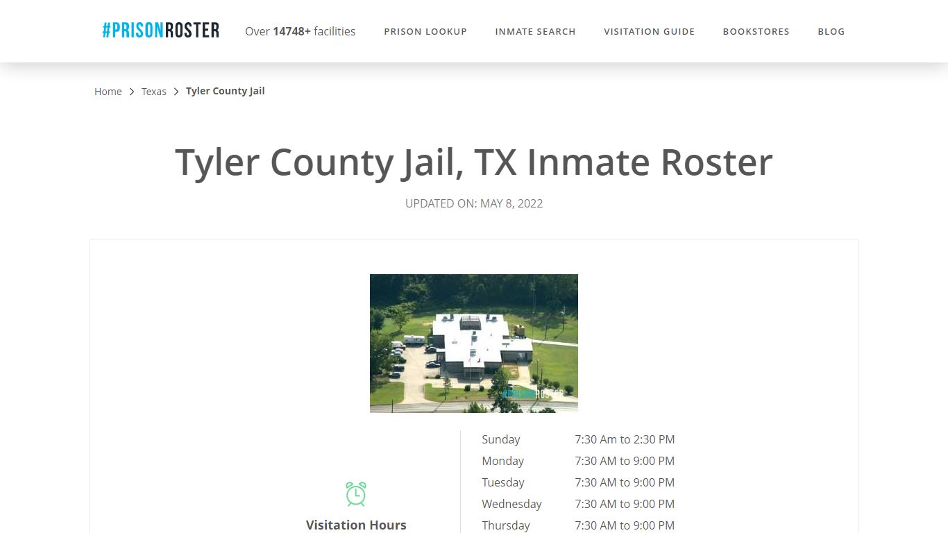 Tyler County Jail, TX Inmate Roster